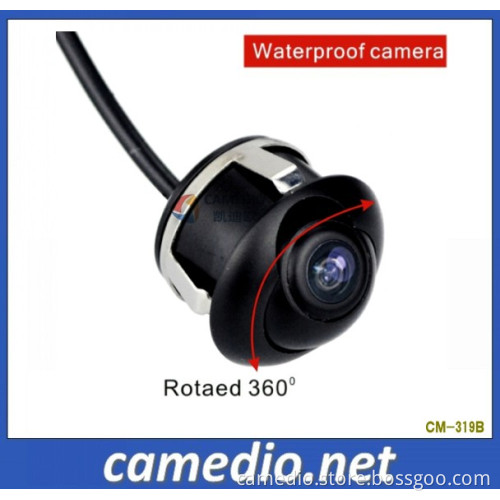 360 Degree Rotatable Security Car Video Camera with Parking Lines on&off Switch Optional